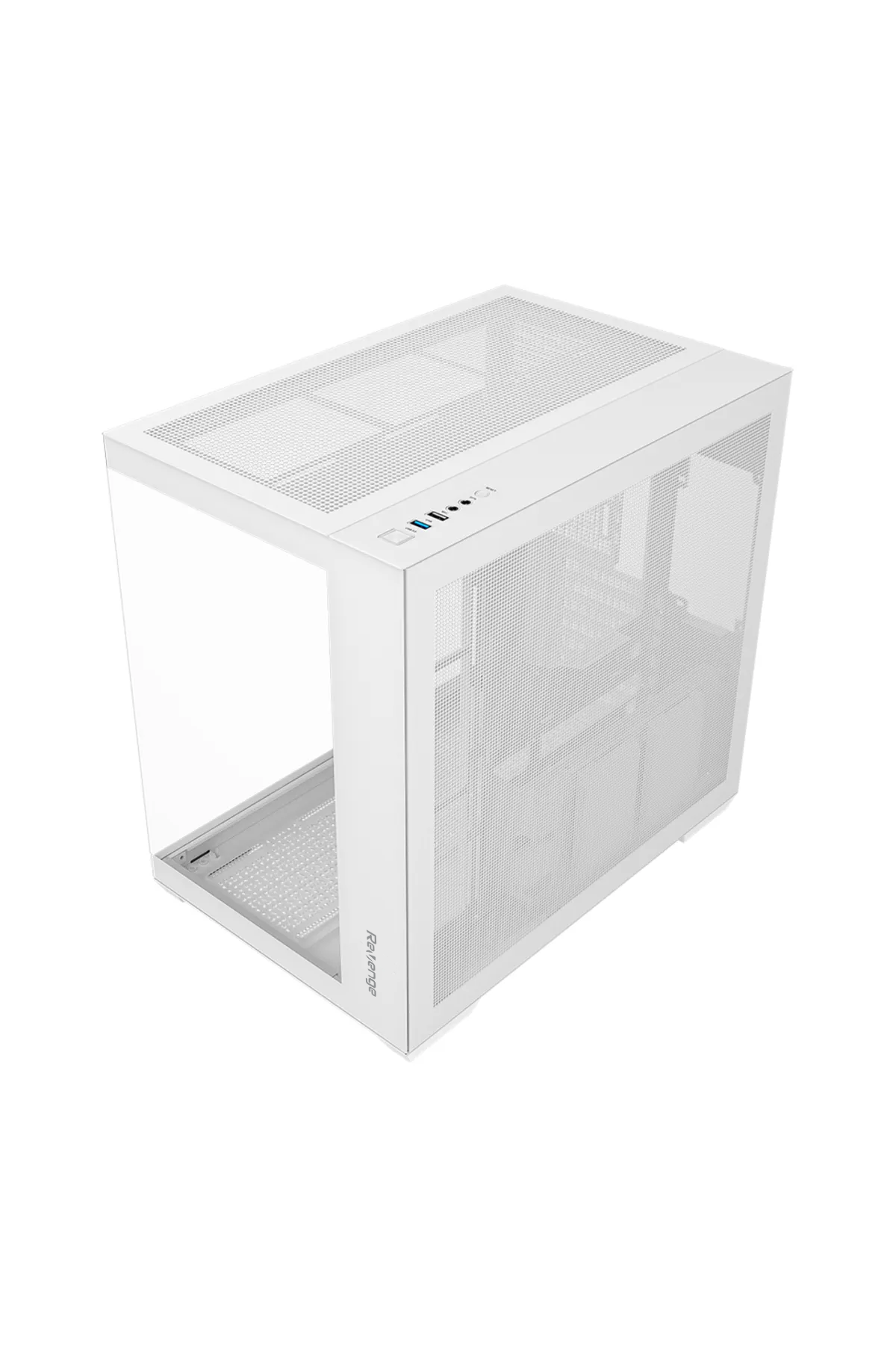 Beyaz Kumandalı Supernova 7 RGB Fanlı ATX Temperli Cam Panel Akvaryum Gaming Bilgisayar Kasası