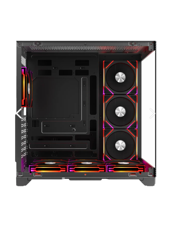 Supernova Kumandalı 7 RGB Fanlı ATX Temperli Cam Panel Akvaryum Gaming Bilgisayar Kasası