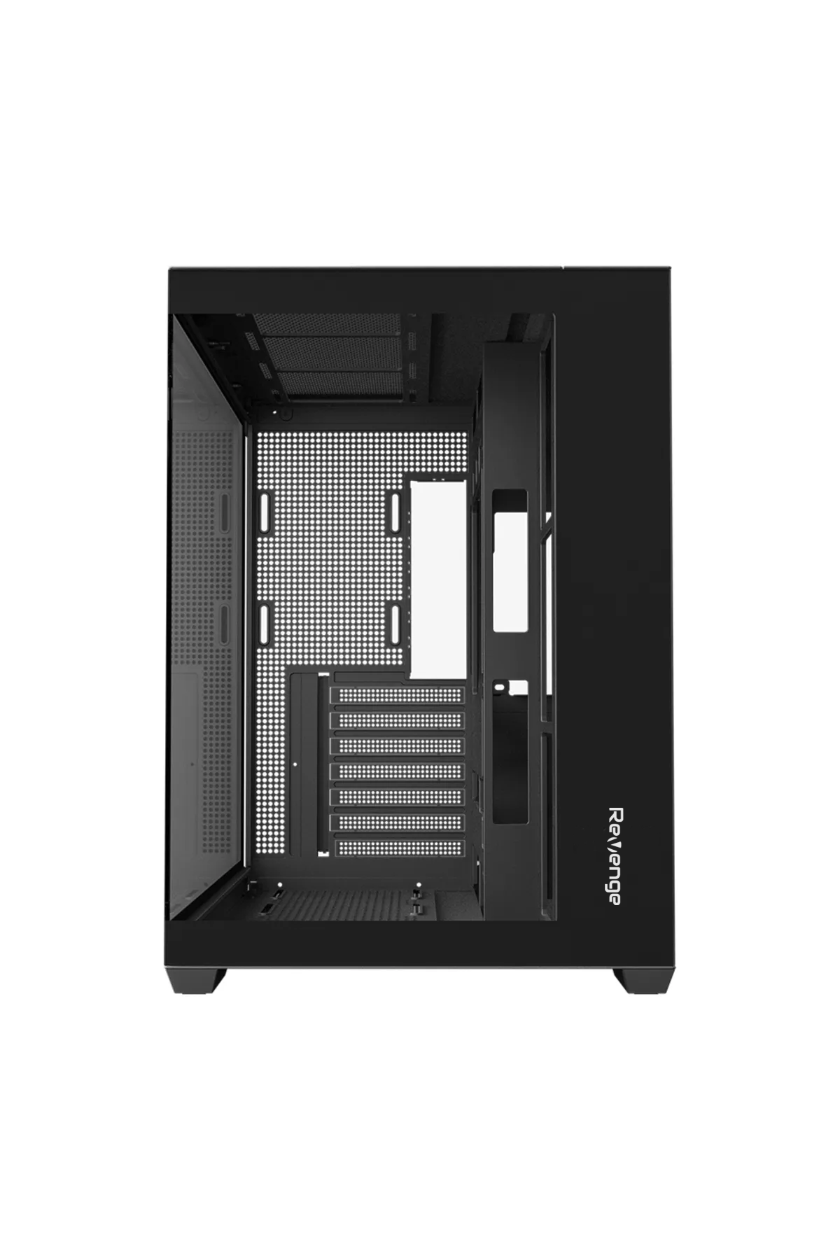 Supernova Kumandalı 7 RGB Fanlı ATX Temperli Cam Panel Akvaryum Gaming Bilgisayar Kasası