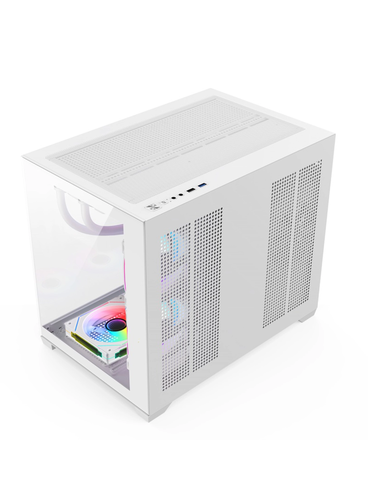 Terranova Kumandalı 6 RGB Fanlı Midi Tower Cam Panel Gaming Oyuncu Bilgisayar Kasası